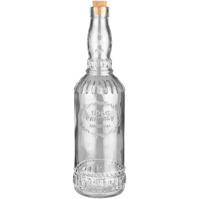 Estia Mantar Kapaklı Cam Şişe 720Ml