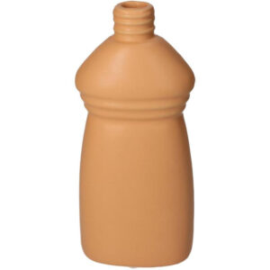 Vazo Şişesi İnce Seramik 9.2X5.8X20.5Cm - Turuncu