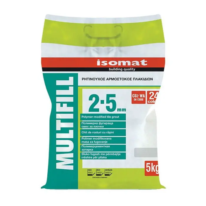 Isomat Renkli Çimento Bazlı Fuga Dolgu Malzemesi Cg2 Beyaz 5Kg