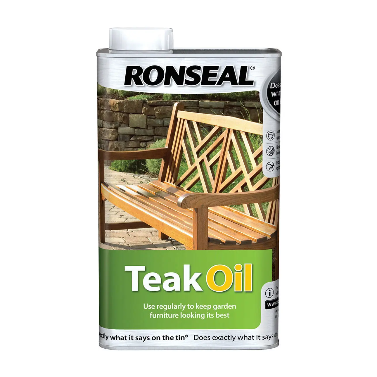 Ronseal® Teak Yağı Şeffaf 0.5L