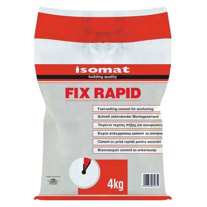 Isomat Fix-Rapid Hızlı Bağlama Çimentosu Gri 4Kg