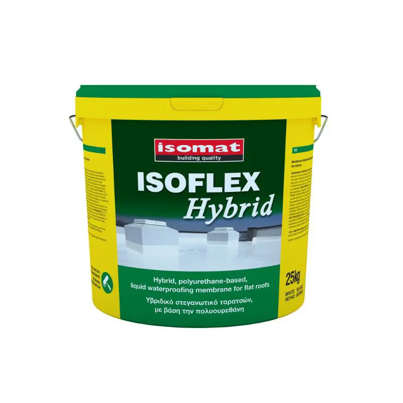 Isomat Isoflex Hybird Sıvı Su Yalıtım Membranı 25Kg - Beyaz