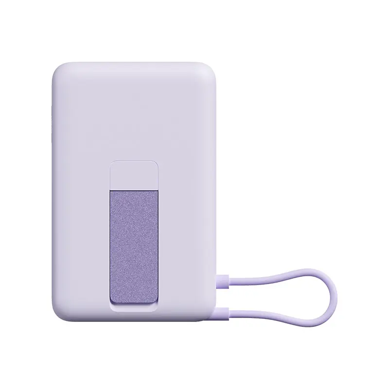 Xiaomi Dahili Standlı Mor Manyetik Power Bank 10000mAh