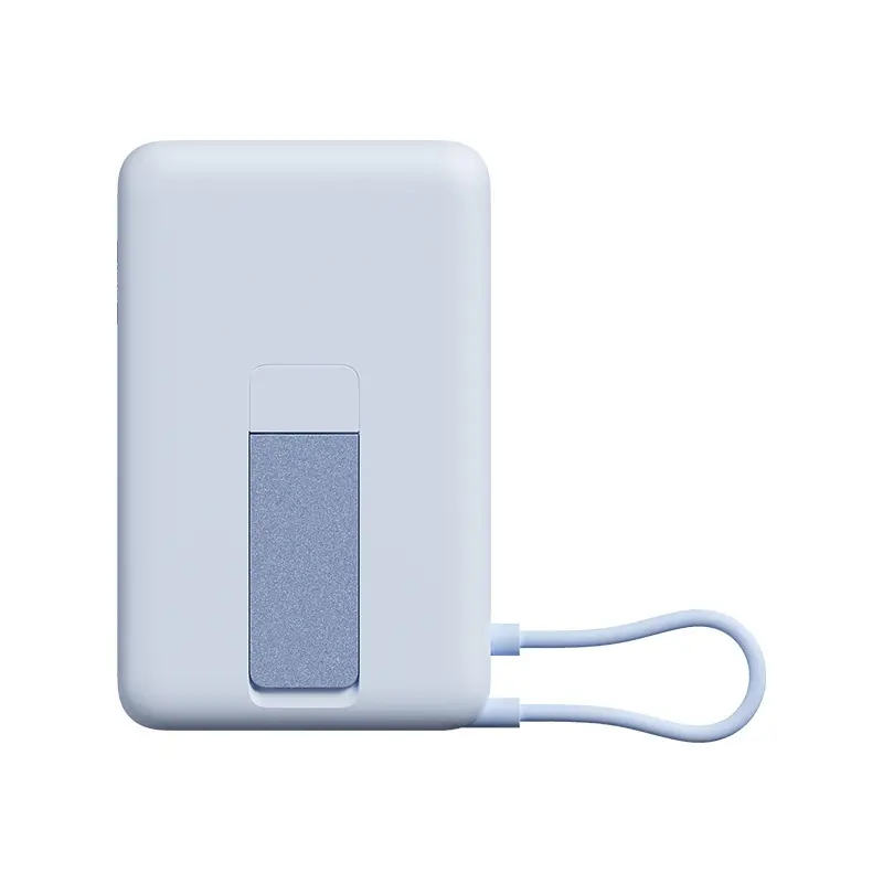 Xiaomi Mıknatıslı 10000mAh Güç Bankası Dahili Standlı Mavi