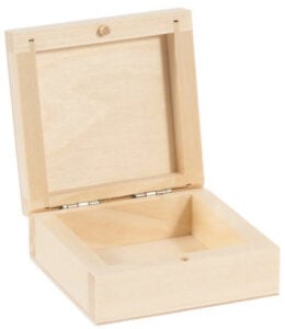 Ahşap Kutu 100X100X50Mm