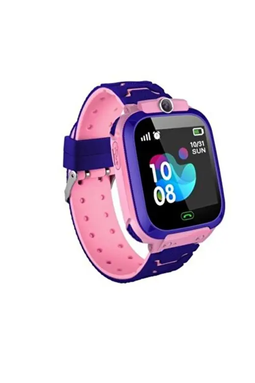 Wonlex Gw600S Pembe Taki̇p/Güvenli̇k Saati̇.