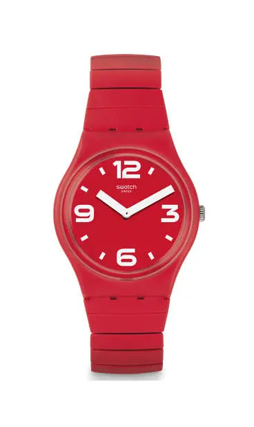 Swatch GR173A Kol Saatleri Kirmizi Chili l