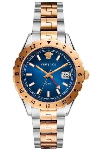 Versace VRSCV11060017 Kol Saatleri Gümüş/Rose 42 Mm.