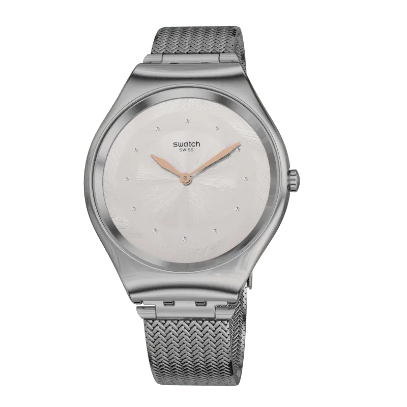 Swatch SYXS117M Kol Saatleri Gümüş Skinsand