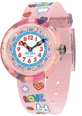 Flik Flak FBNP135 Kol Saatleri Pembe Wow Love