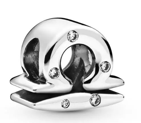 Pandora 798424C01 Charm Gümüş Işıltılı Terazi Burcu Charm’ı