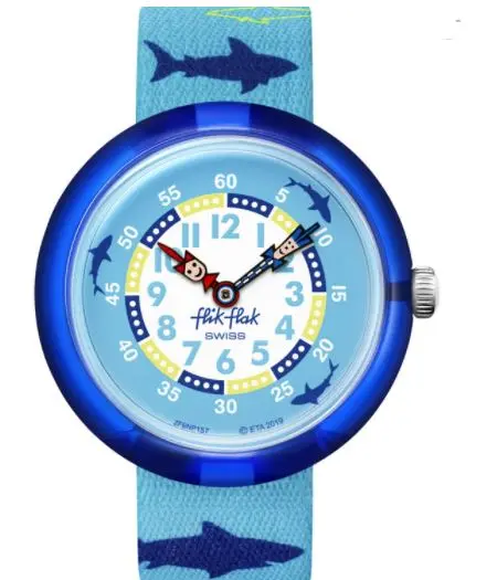 Flik Flak FBNP157 Kol Saatleri Mavi Sharkasm