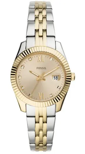 Fossil FES4949 Gümüş/Altin Kol Saati