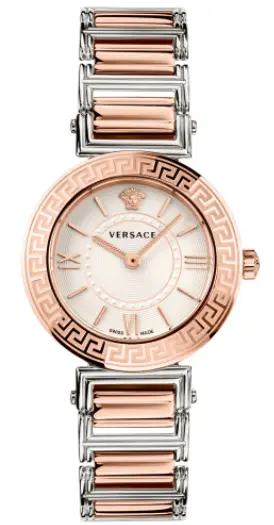 Versace VRSCVEVG00920 Kol Saatleri Gümüş/Rose 35 Mm.