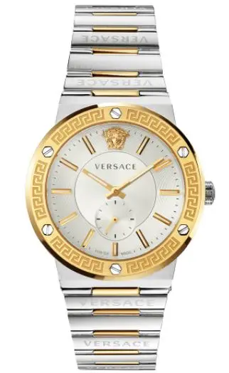 Versace VRSCVEVI00320 Kol Saatleri Gümüş/Altin 41 Mm.