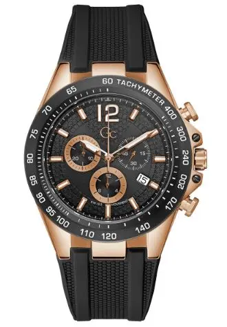 GC GCZ07002G2MF Siyah/Rose Gold Kol Saati