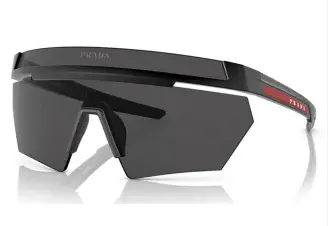 Prada Linea Rossa PS01YS Siyah 1BO06F CR39 Organik 1.5 Güneş Gözlüğü