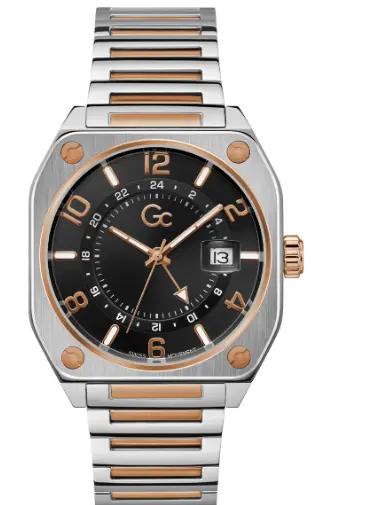 GC GCZ16002G2MF Gümüş/Rose Kol Saati