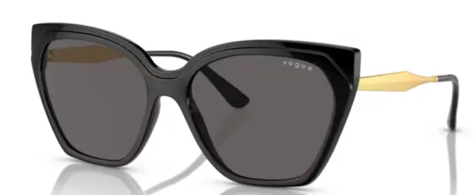 Vogue Eyewear VO5521S Siyah W44/87 CR39 Organik 1.5 Güneş Gözlüğü