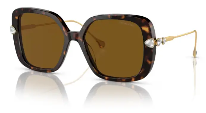 Swarovski Gözlük SK6011 Kahverengi 100283 Polarize Güneş Gözlüğü