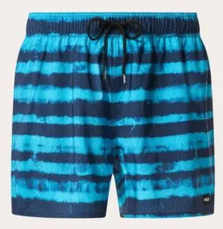 Oakley FOA405398 Beach Deniz Şortu Mavi 9ZM Blur Stripes Rc 16"