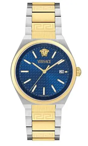 Versace VRSCVE0F00325 Kol Saatleri Gümüş/Altin V-Auria