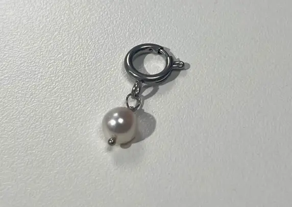 Kiena PRL01CH Charm Beyaz İnci Charm