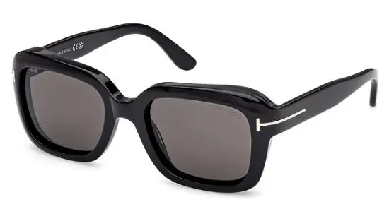 Tom Ford FT1283 Siyah 01A CR39 Organik 1.5 Güneş Gözlüğü