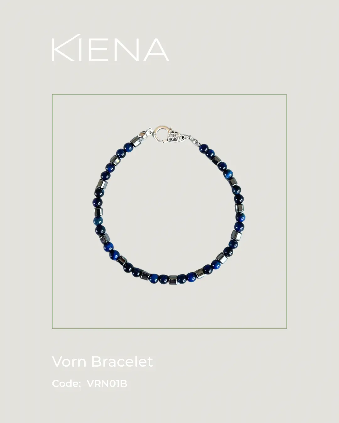 Kiena VRN01B Bilezik Mavi Vorn Bileklik