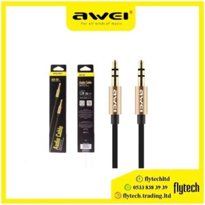 Awei  Aux-001  Jack Kablo 3.5mm 1M Siyah