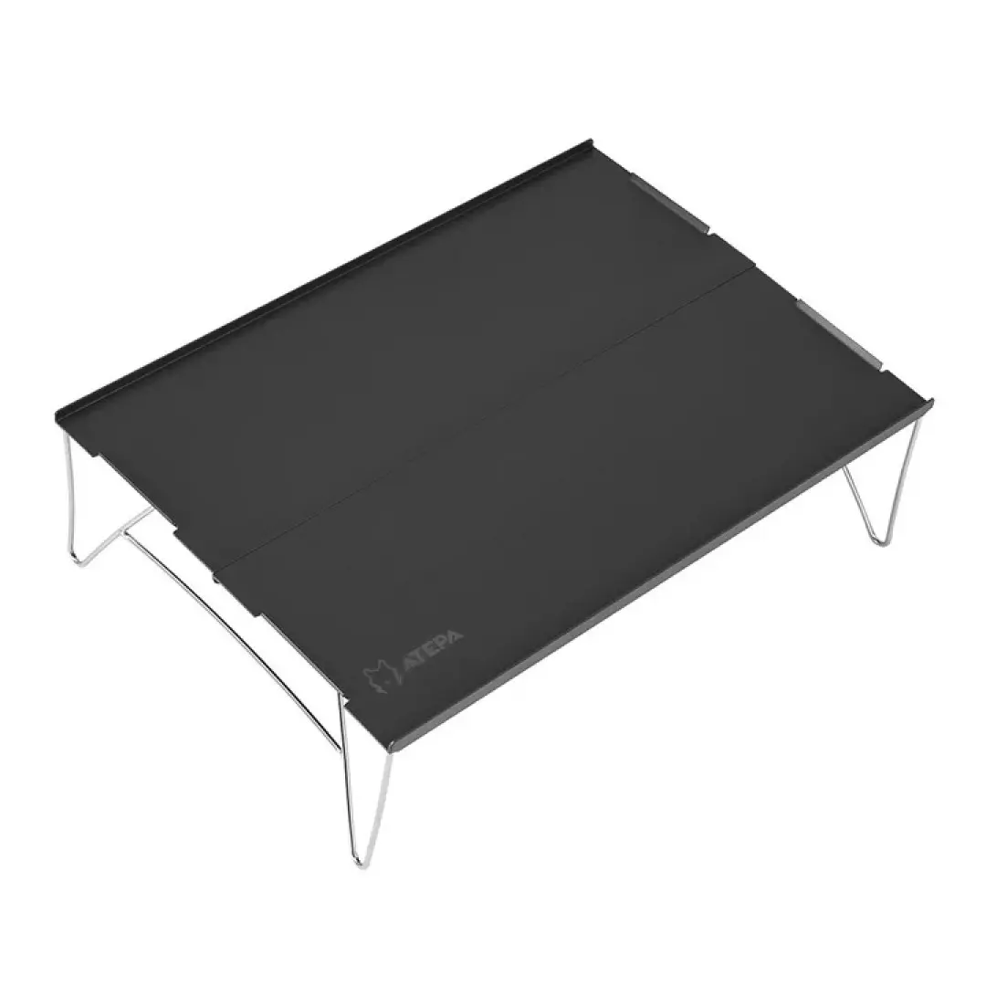 Atepa Ultralight Mini Katlanır Kamp Masası - Siyah