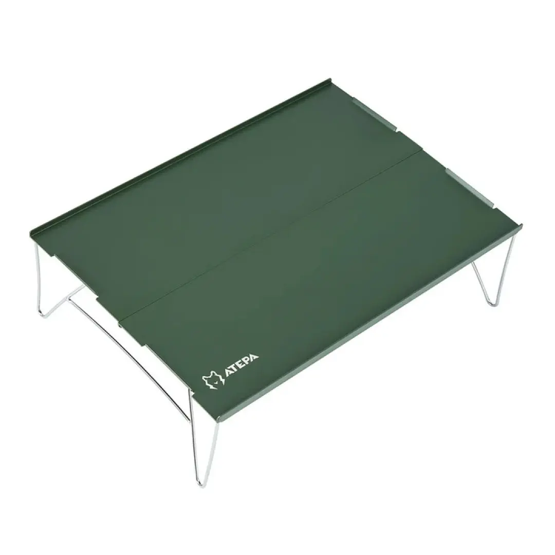 Atepa Ultralight Mini Katlanır Kamp Masası - Yeşil