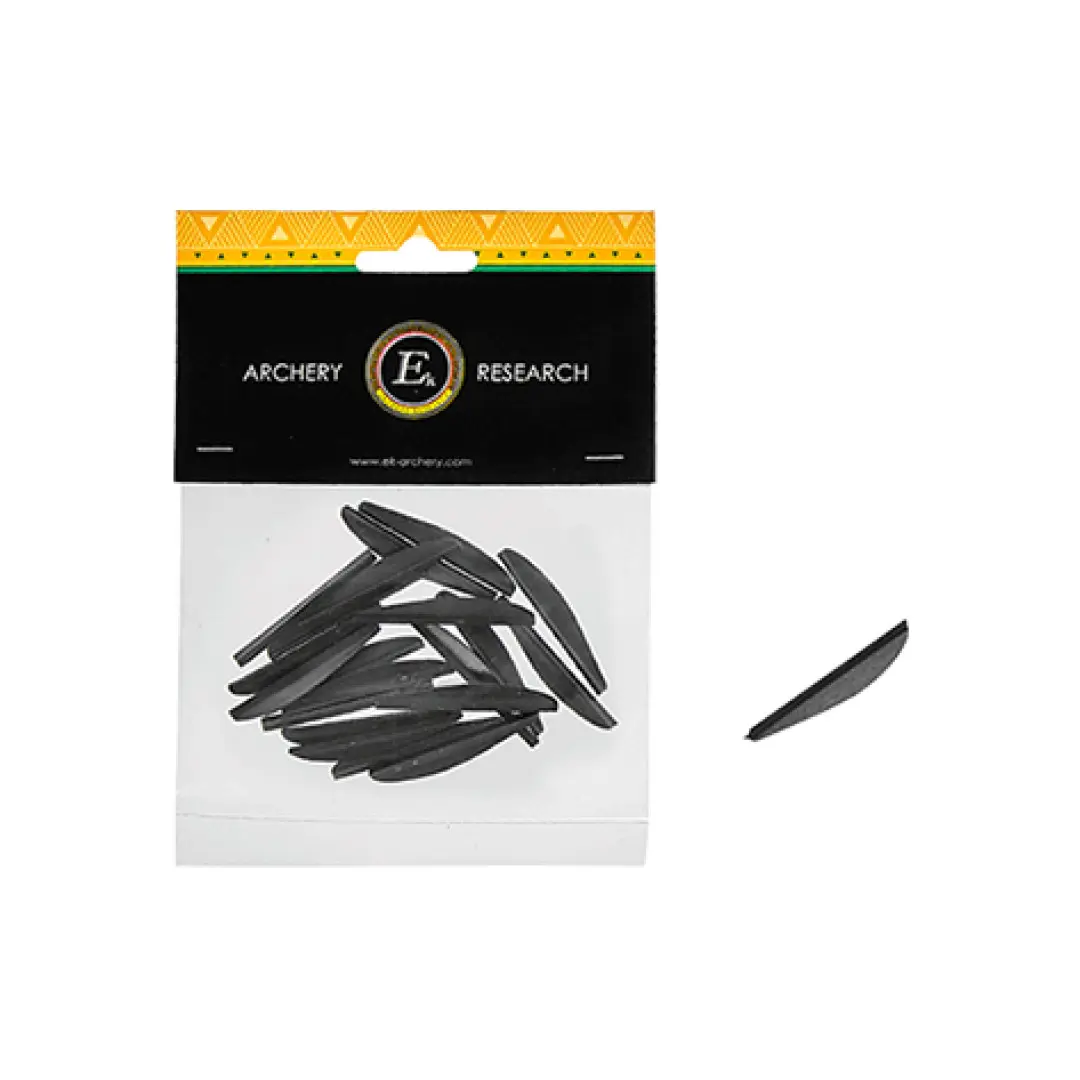 Ek Archery Cobra Karbon Ok Tüyü 1.8" Siyah (20’li Paket)