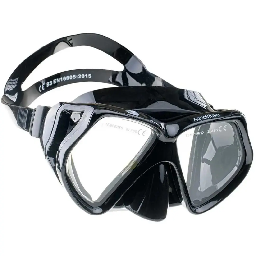 Aquawave Opal Şnorkel Maskesi - Siyah
