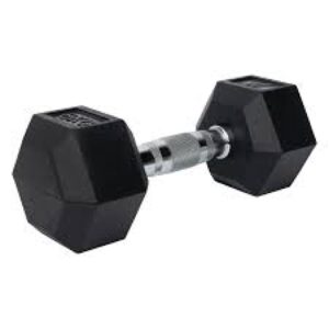 Martes Essentials Hexy Hantel 5 KG Siyah